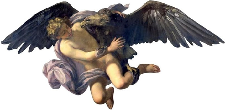 Anton Domenico Gabbiani, The Rape of Ganymede (detail), 1700, Florence, Galleria degli Uffizi.